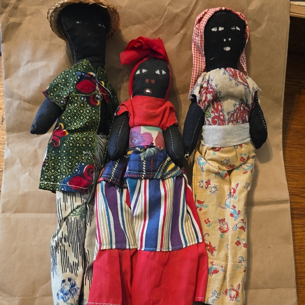 Colorful Handmade Dolls Set